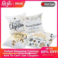 Load image into Gallery viewer, MIHE Christmas Cushion Cover For Home Decoratives Cushions For Sofa Seat Covers Car Pillowcase Soft Bed Pillow Case BZT18