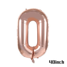 Load image into Gallery viewer, WEIGAO Rose Gold Party Disposable Tableware Champagne Cup Plate Straws 1st Birthday Party Decor Kids Baby Shower Party Supplies