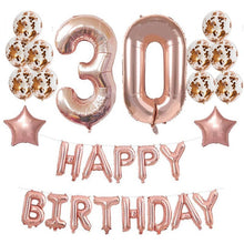 Load image into Gallery viewer, WEIGAO Rose Gold Party Disposable Tableware Champagne Cup Plate Straws 1st Birthday Party Decor Kids Baby Shower Party Supplies